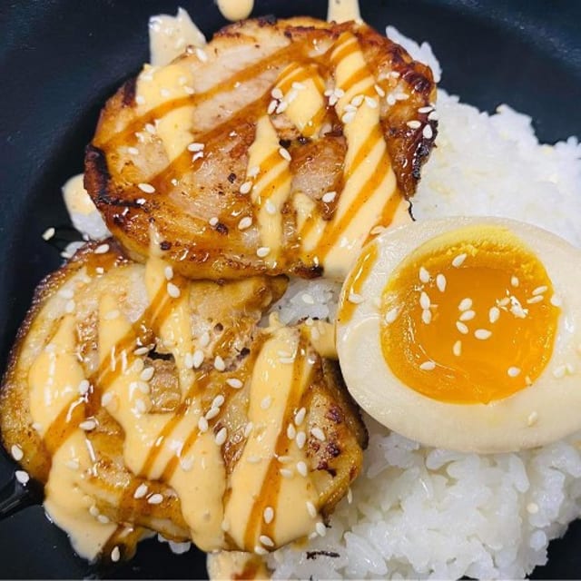 RB: Pork or Chicken Chashu.