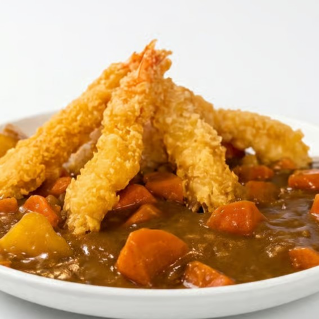 Shrimp Tempura Curry.