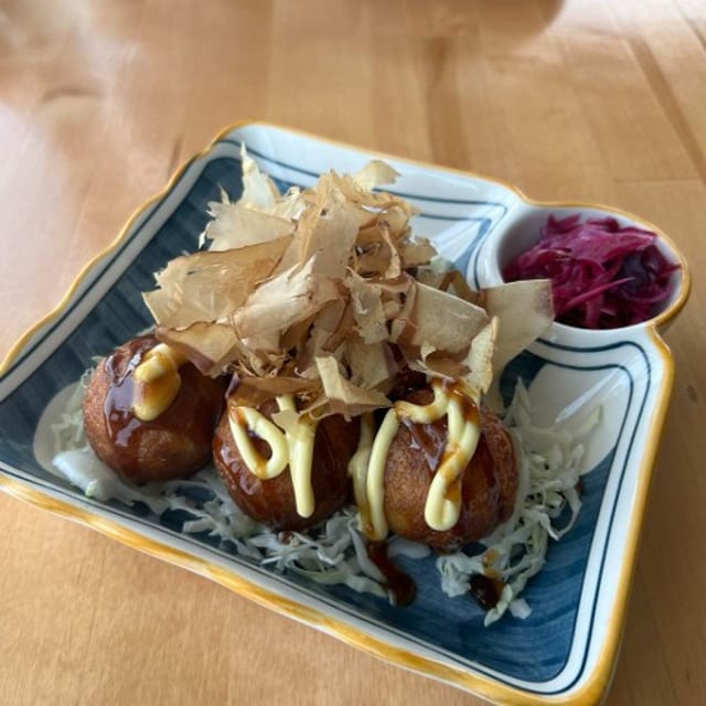 Takoyaki.