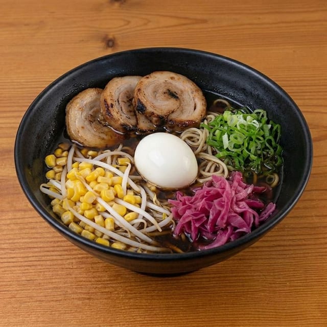 Shoyu Black Garlic Ramen.
