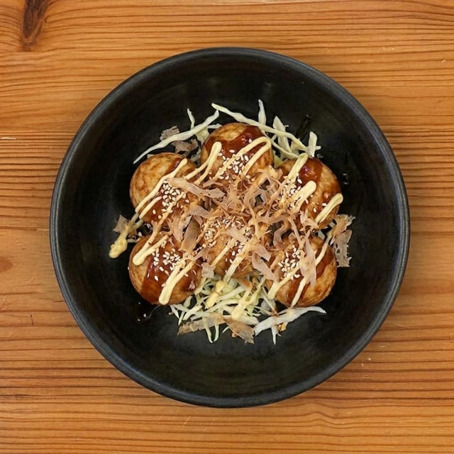 Takoyaki.