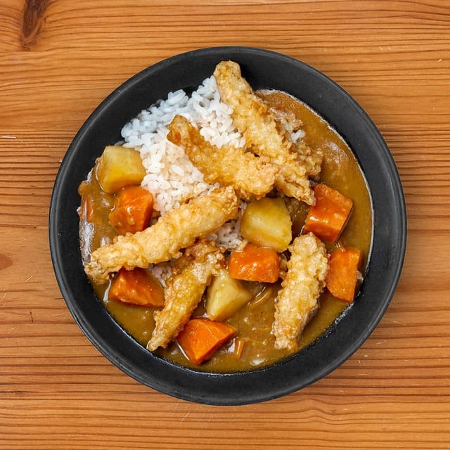 Shrimp Tempura Curry.
