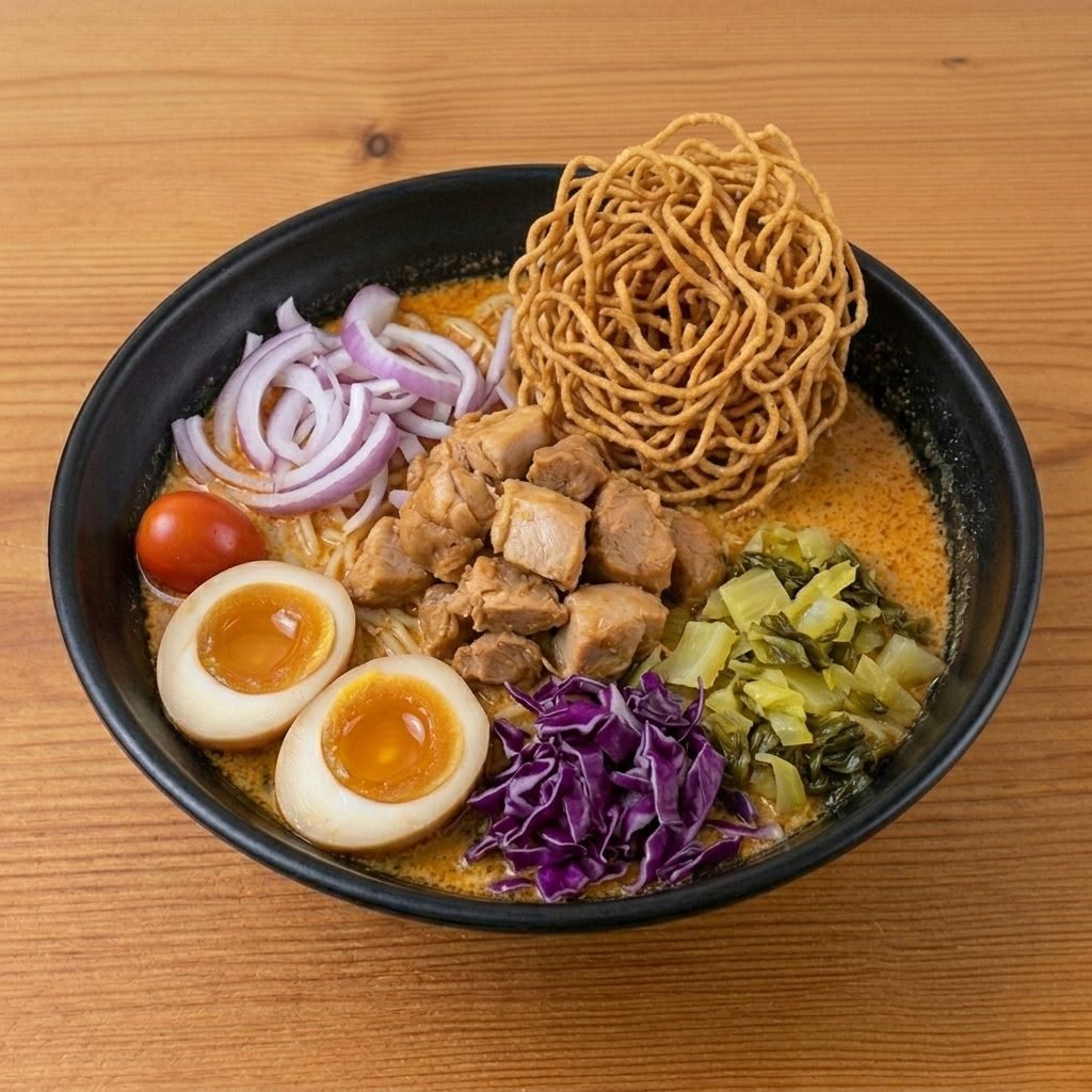 Curry-Men (Kow Soy).