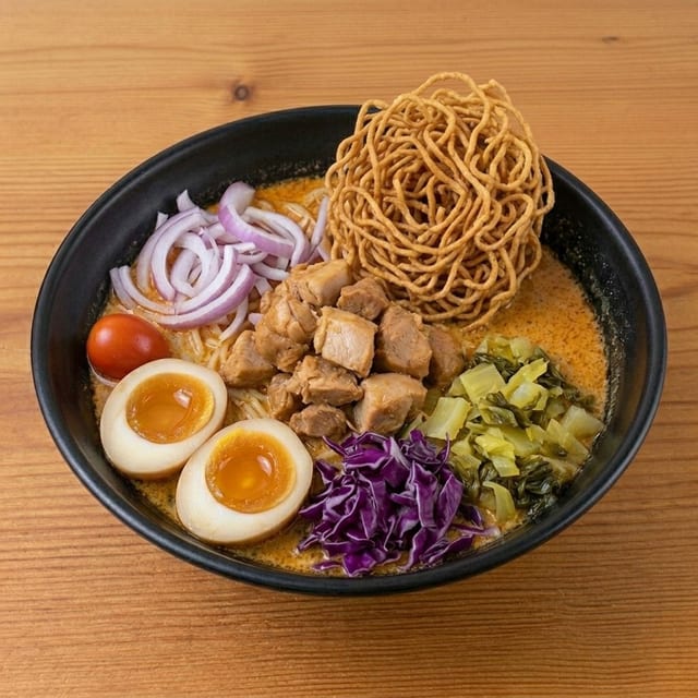 Curry-Men (Kow Soy).
