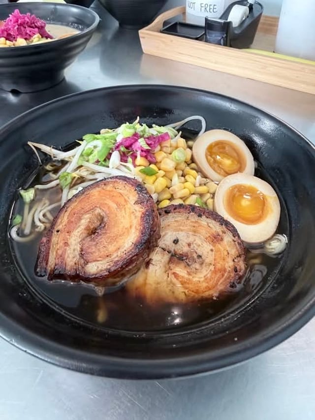 Shoyu Black Garlic Ramen.