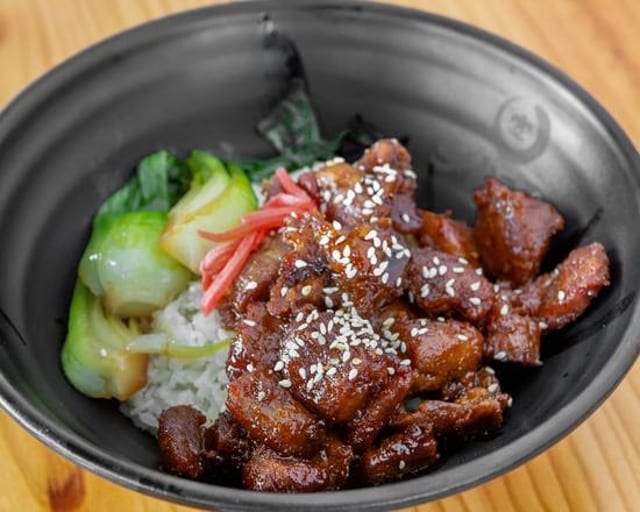 Rb: Pork Teriyaki.